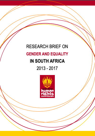 Research Brief On Gender Equality In South Africa 2013 2017 Cfnhri 6161