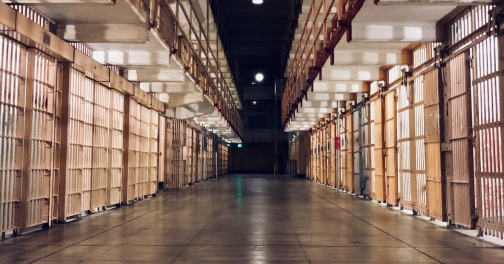 Image of a prison corridor